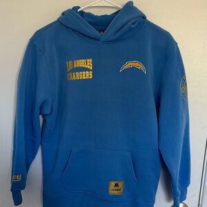 Los Angeles Chargers New Kids Size 14-16 Blue Hoodie